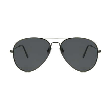 Foster Grant Men's Aviator Fashion Sunglasses Gunmetal