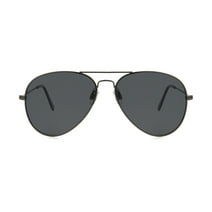 Foster Grant Men's Aviator Fashion Sunglasses Gunmetal