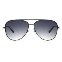 Foster Grant Men's Cali Blue Aviator Sunglasses, Black Smoke