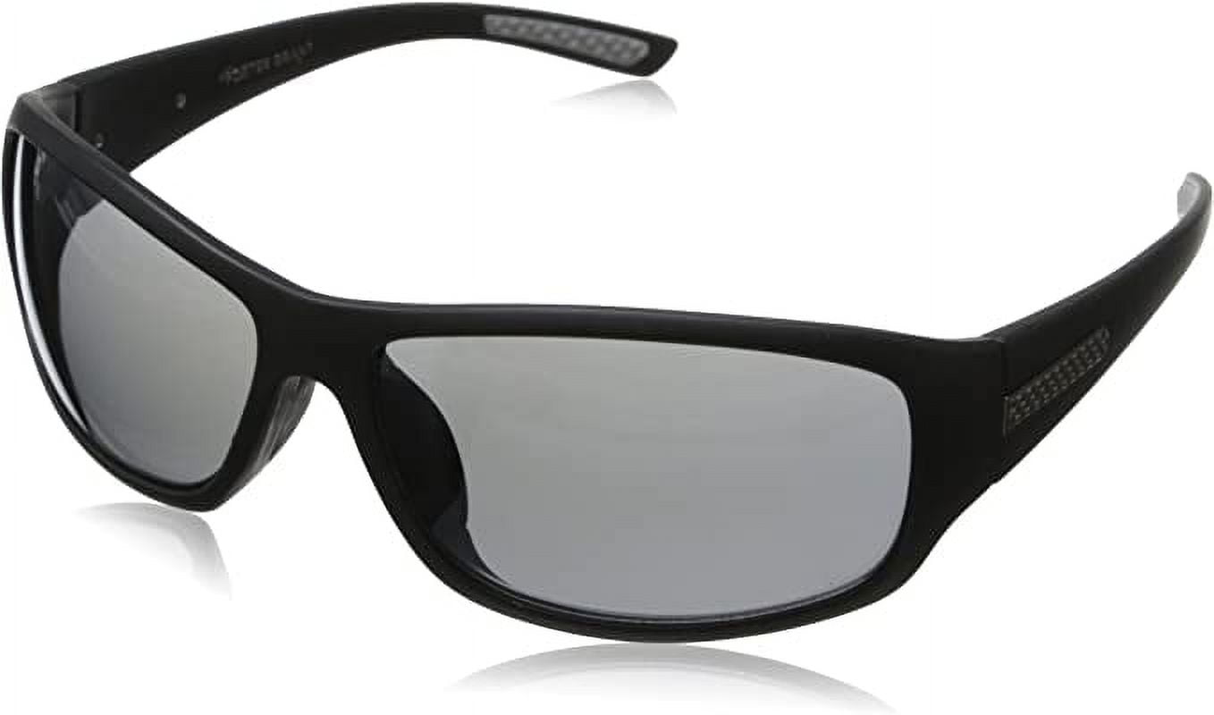 Foster Grant Men's Caution Wrap Sunglasses Black - Walmart.com