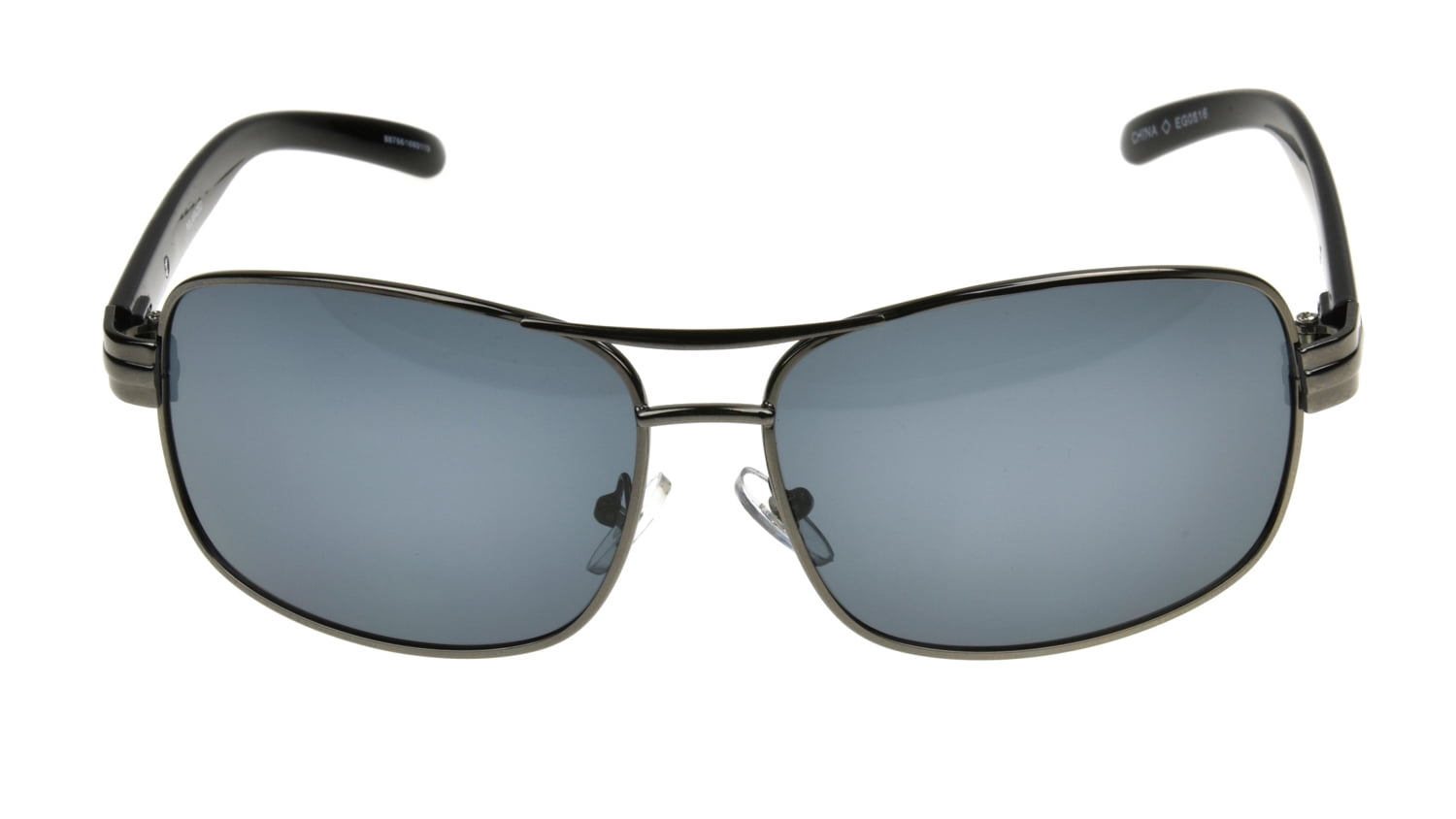 Foster Grant Men's Gunmetal Polarized Navigator Sunglasses FF08