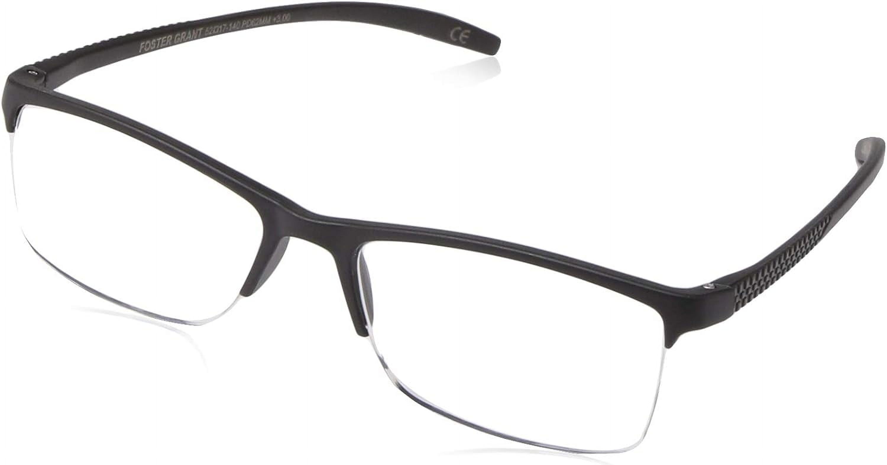 Foster Grant Men's Paolo Square Reading Glasses