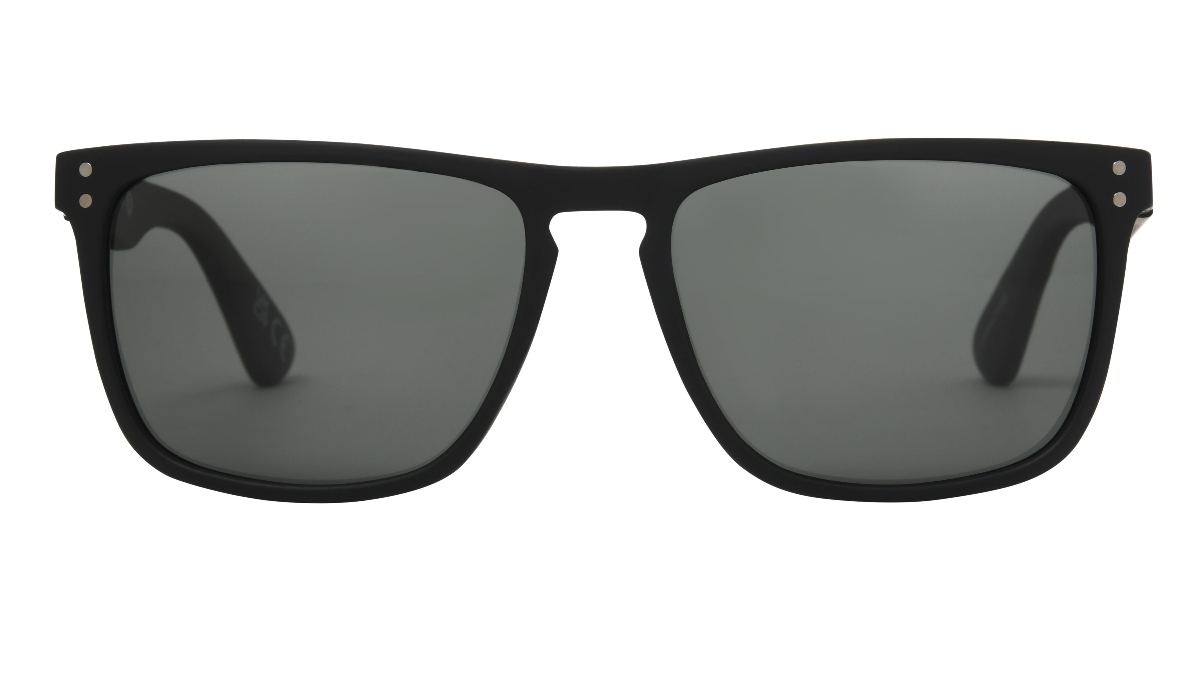 Foster Grant Mens Premium Polarized Rectangle Sunglasses Black 7241