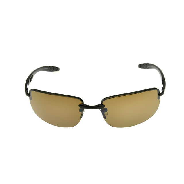 Foster Grant Men's Rimless Sport Sunglasses, Black - Walmart.com