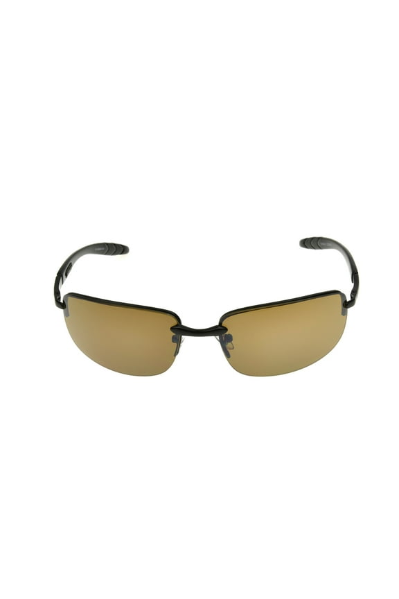 Men's Rimless Sport Sunglasses Black