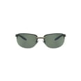 thumbnail image 1 of Foster Grant Men's Rimless Sport Sunglasses Gunmetal, 1 of 6
