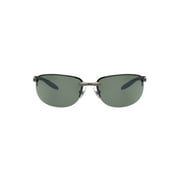 Foster Grant Mens Rimless Sport Sunglasses Gunmetal