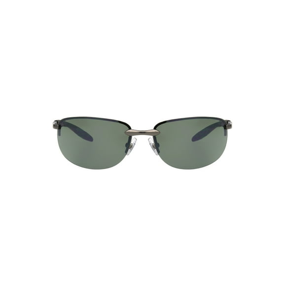 Foster Grant Men's Rimless Sport Sunglasses, Gunmetal