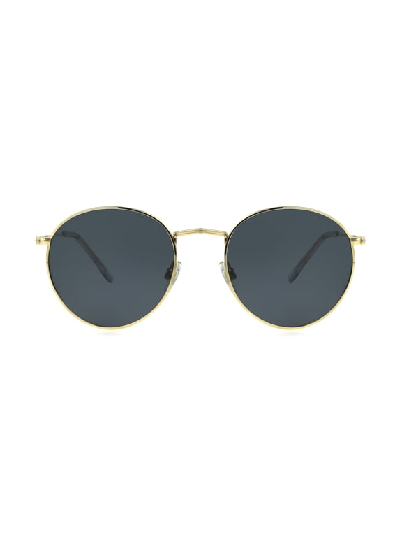 Men's Round Fashion Sunglasses Gold
