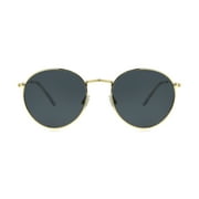Foster Grant Mens Round Fashion Sunglasses Gold