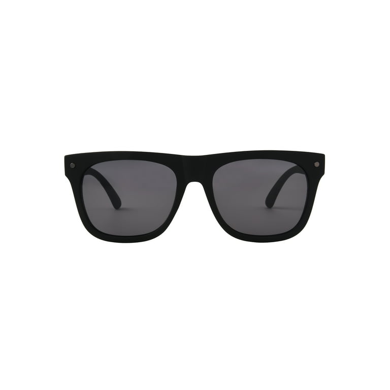 Foster Grant Men's Square Fashion Sunglasses Black 