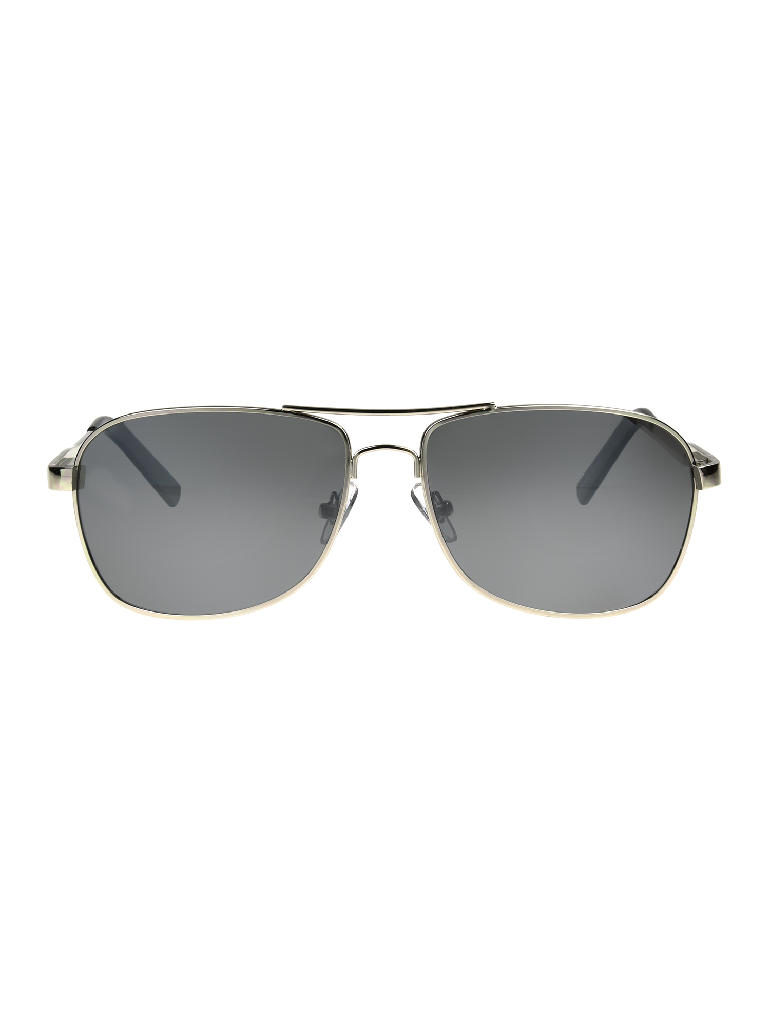 Foster Grant Men's Square Fashion Sunglasses Silver - image 1 of 7
