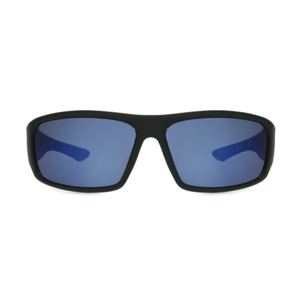 Foster Grant Men's Wrap Fashion Sunglasses Black
