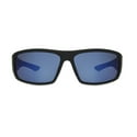 Foster Grant Mens Wrap Black Sunglasses