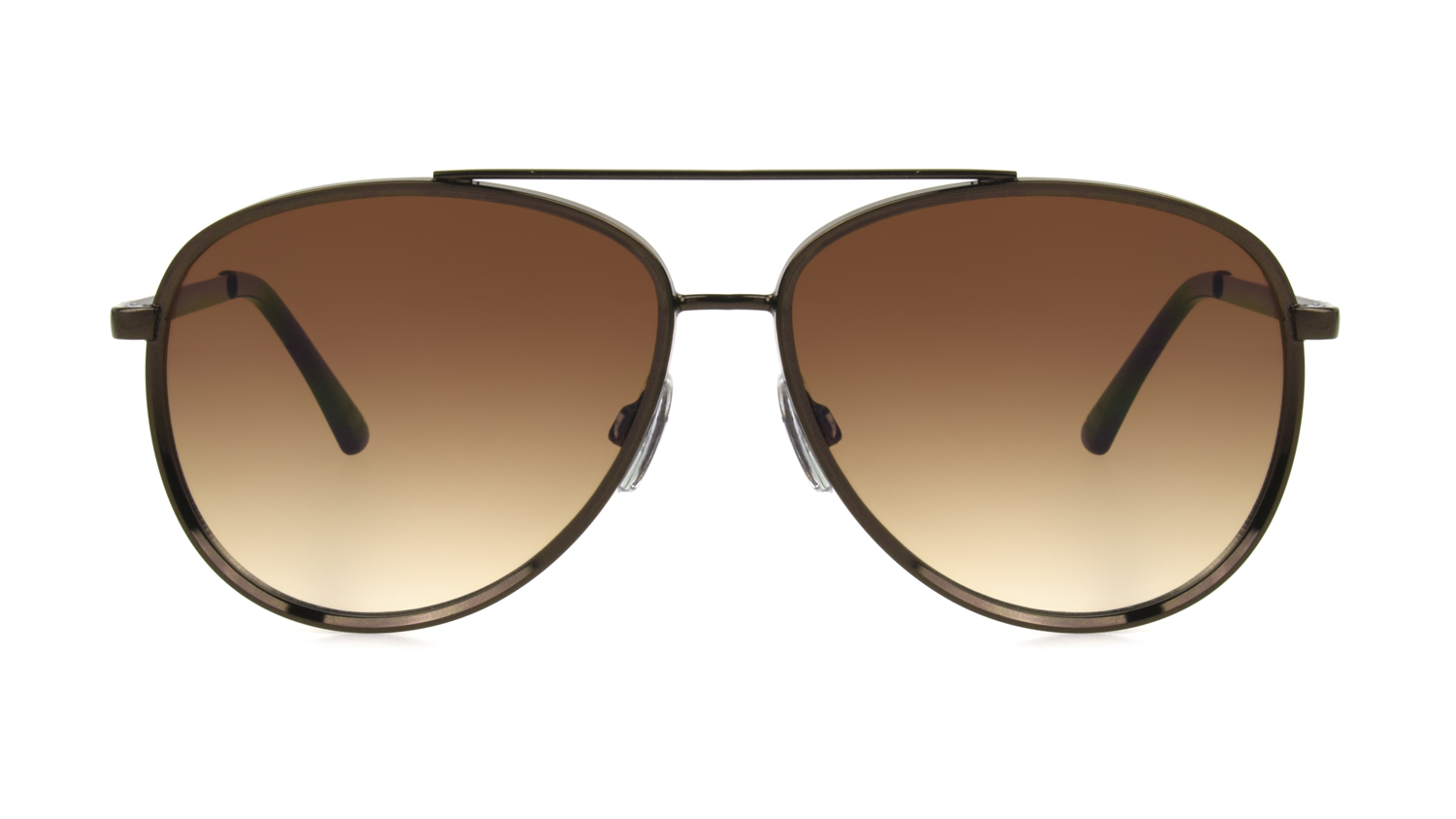 Foster Grant Premium Aviator Sunglasses Bronze