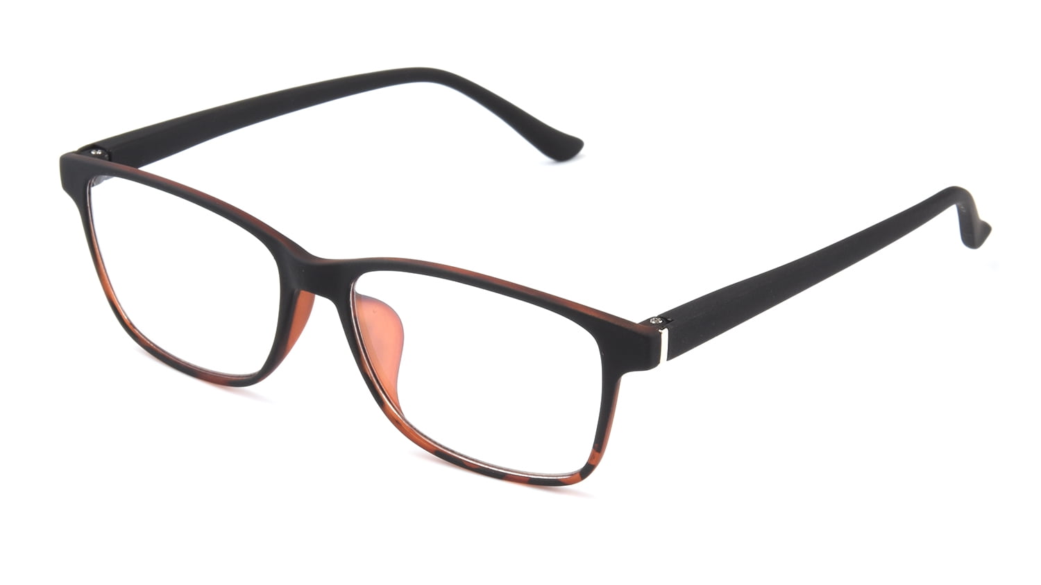 Foster Grant Rectangle Blue Light Reader Eyeglass Black & Tort 1.25 Diopter