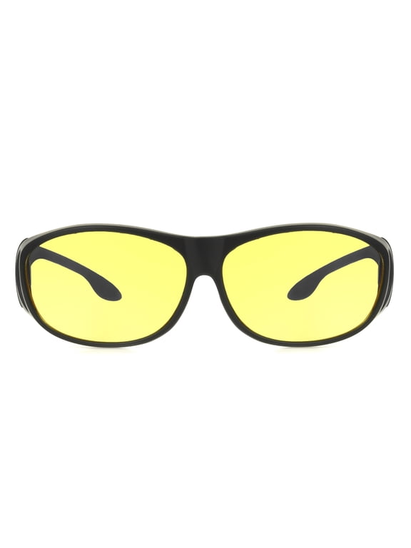 Foster Grant Solar Shield Arrowhead Fitsover Unisex Sunglasses