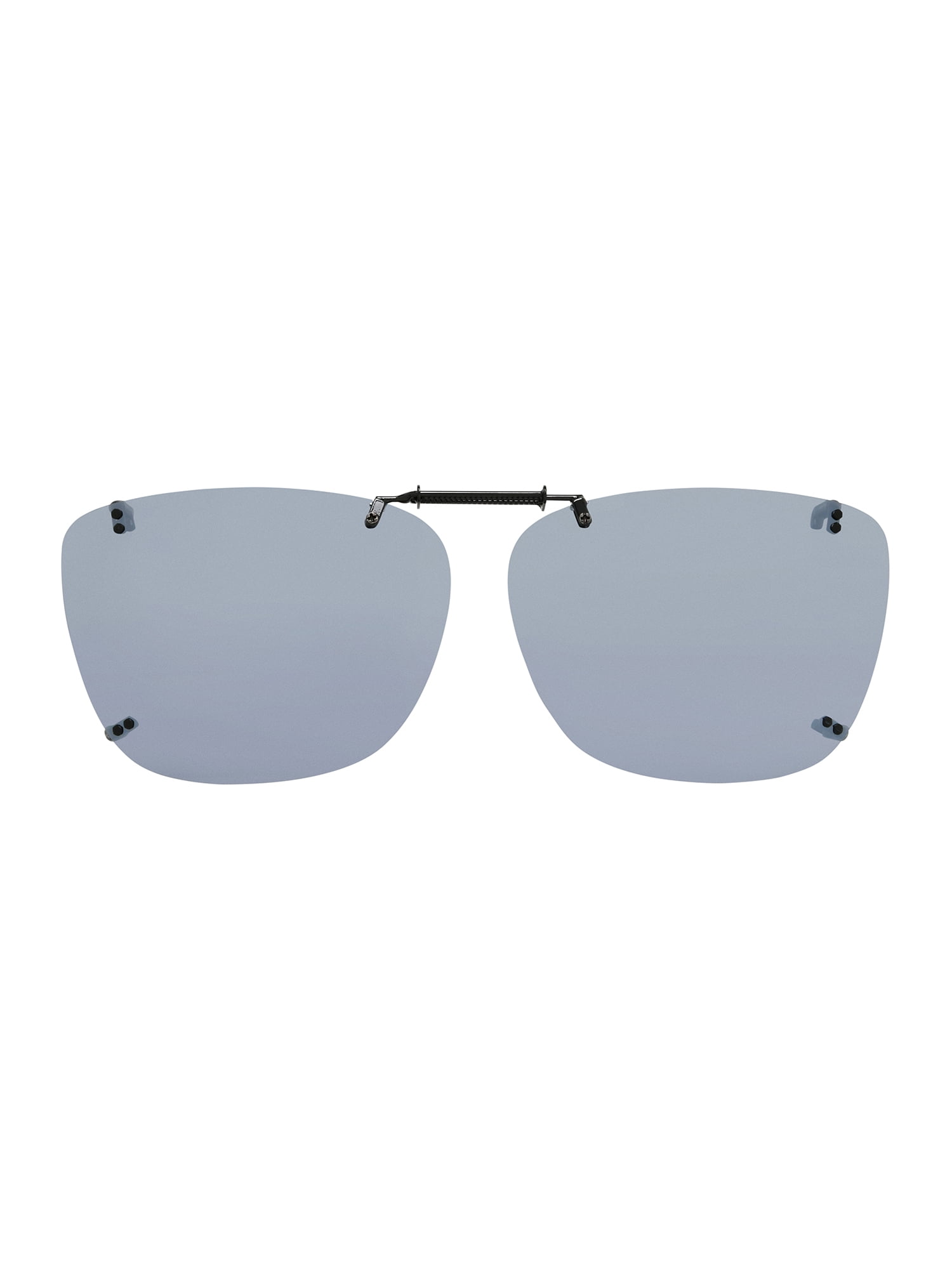 Foster Grant® Solar Shield® Clip Ons Rectangle Unisex Sunglasses