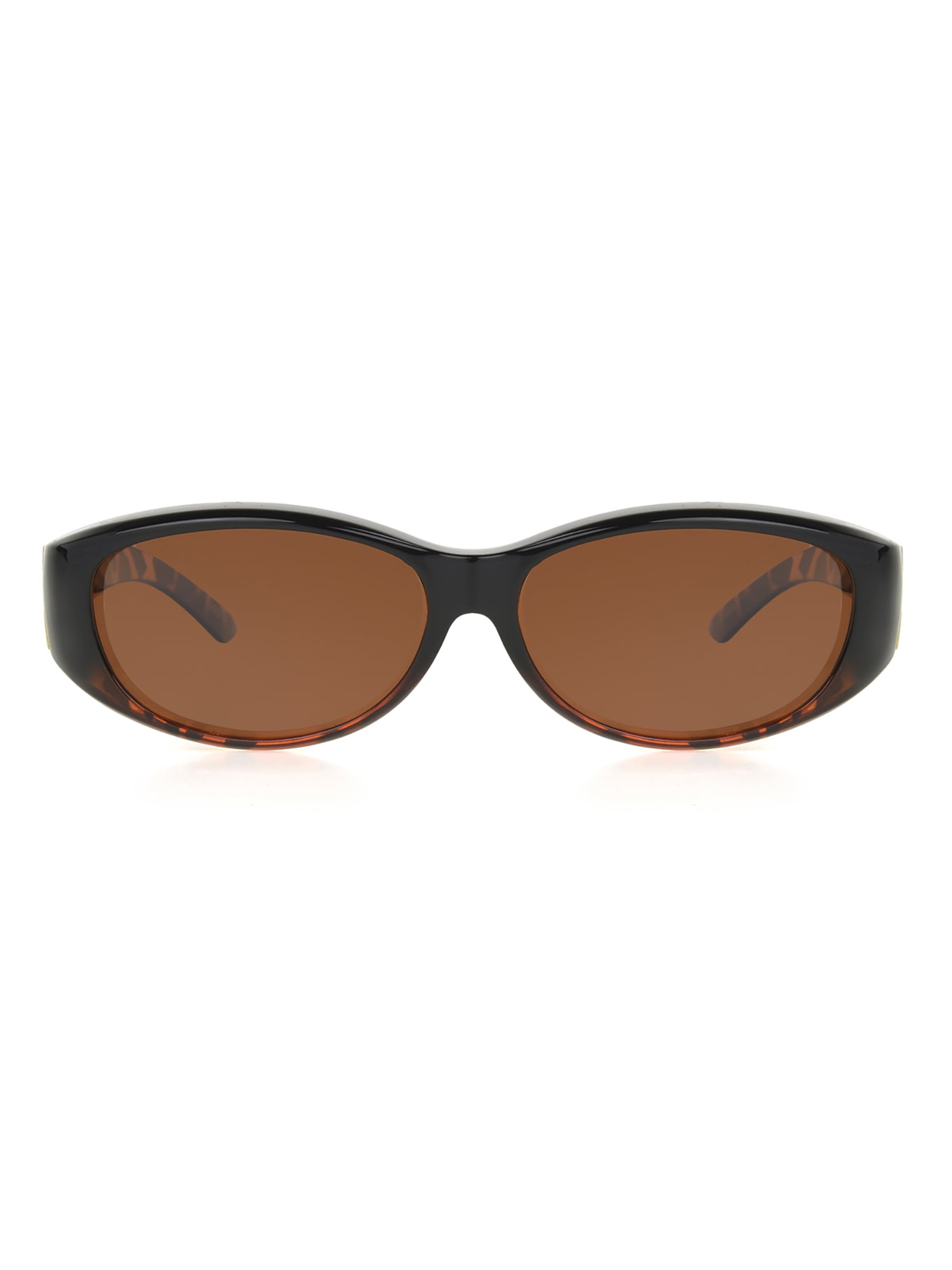 Foster Grant® Solar Shield® Tortoiseshell Oval Fitsover Women's Sunglasses