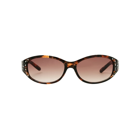 Foster Grant Tortoiseshell Oval Women's Polarized Sunglasses