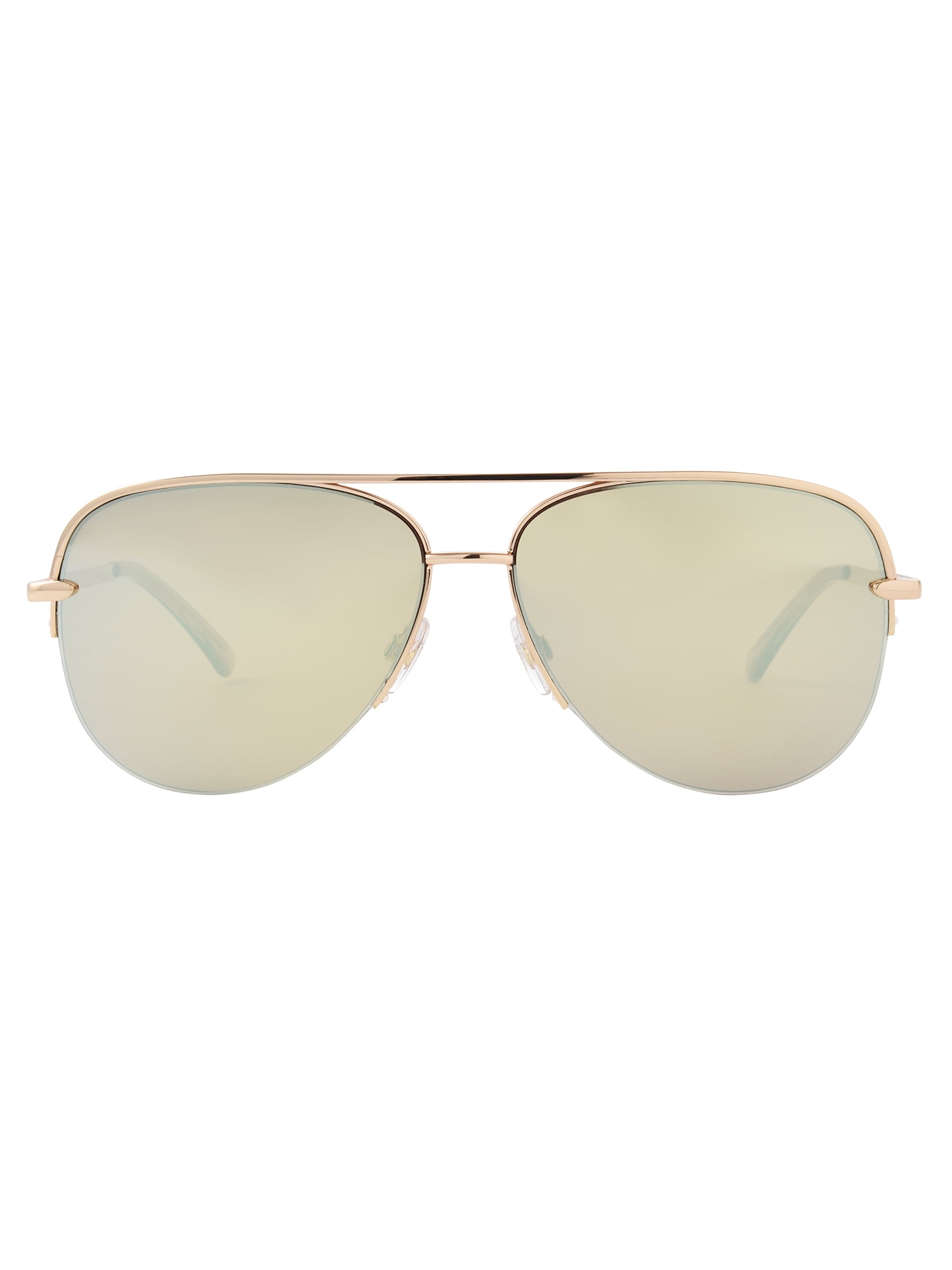 Foster Grant Women's Aviator Fashion Sunglasses Gold