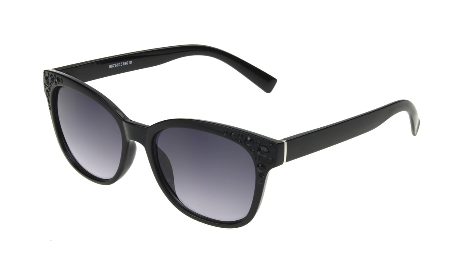 Foster Grant Women's Black Retro Sunglasses I12 - Walmart.com