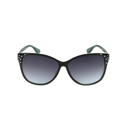 Foster Grant Women's Cat Eye Fashion Sunglasses Black