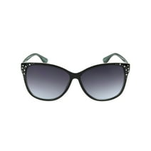 Foster Grant Women's Cat Eye Fashion Sunglasses, Black