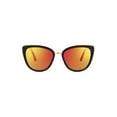 thumbnail image 1 of Foster Grant Women's Cat Eye Sunglasses Black Orange, 1 of 6