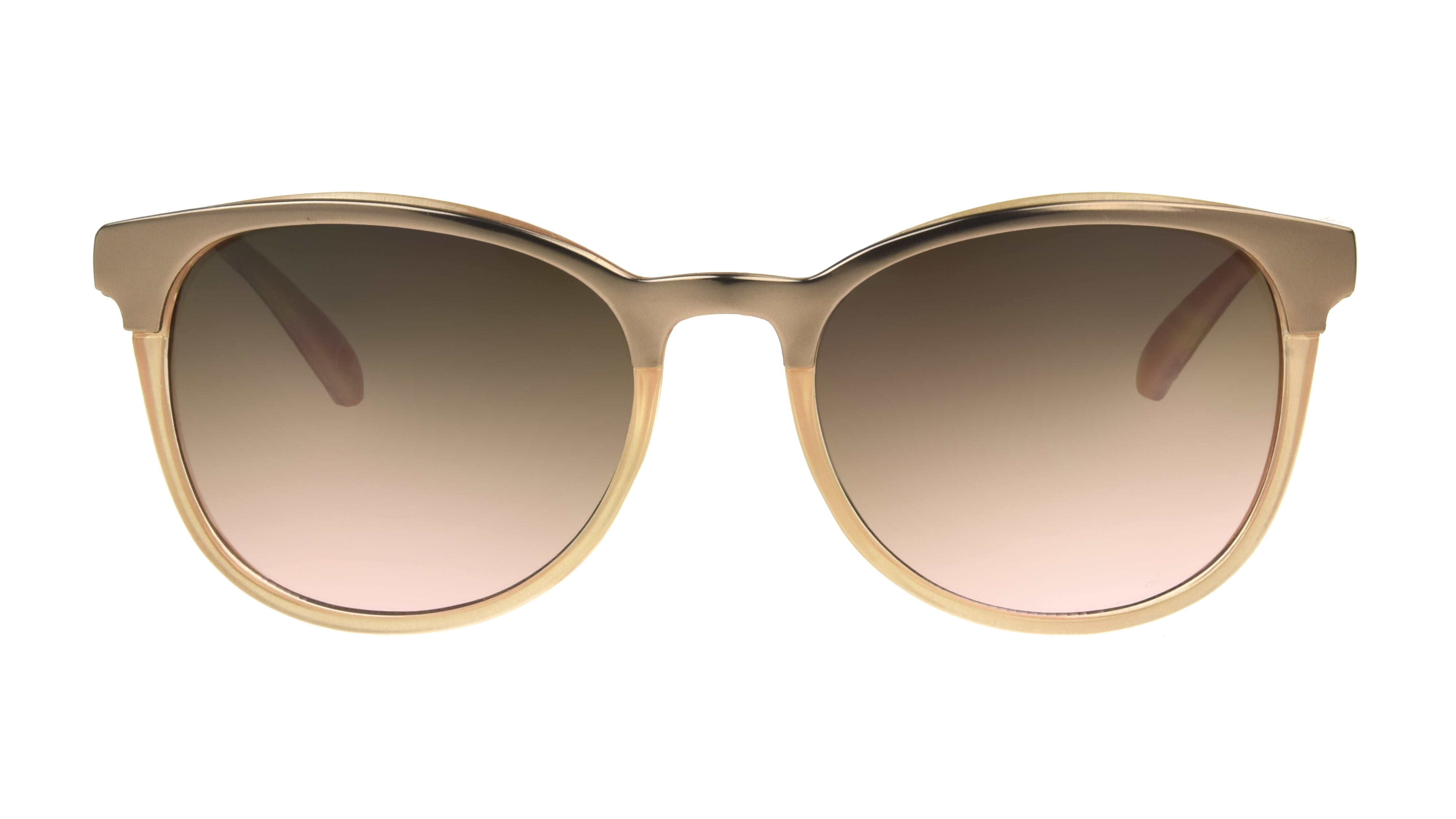 Foster Grant Women's Round Rose Gold adult Sunglasses, Size: One Size