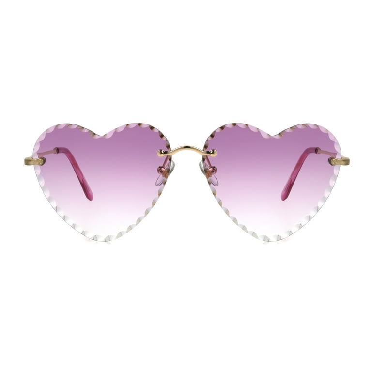 Foster Grant Women's Round Rose Gold Sunglasses