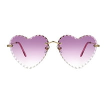 Foster Grant Women's Heart-Shaped Fashion Sunglasses Rose Gold