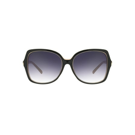 Foster Grant Women's Oversized Fashion Sunglasses Black