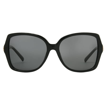 Foster Grant Women's Oversized Fashion Sunglasses, Black