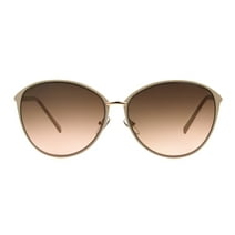 Foster Grant Women's Oversized Fashion Sunglasses Gold