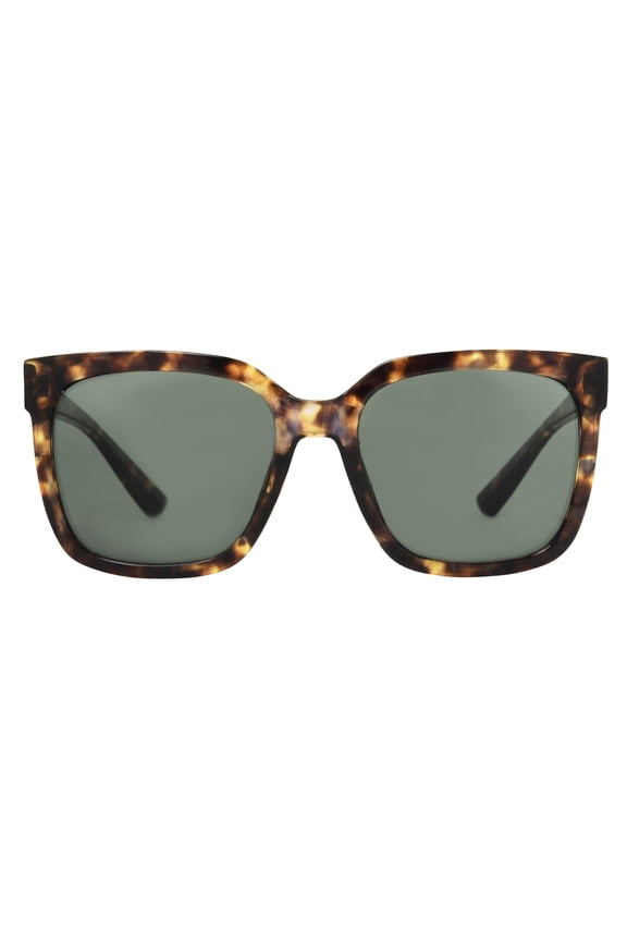 Women's Oversized Tortoise Fashion Sunglasses Brown