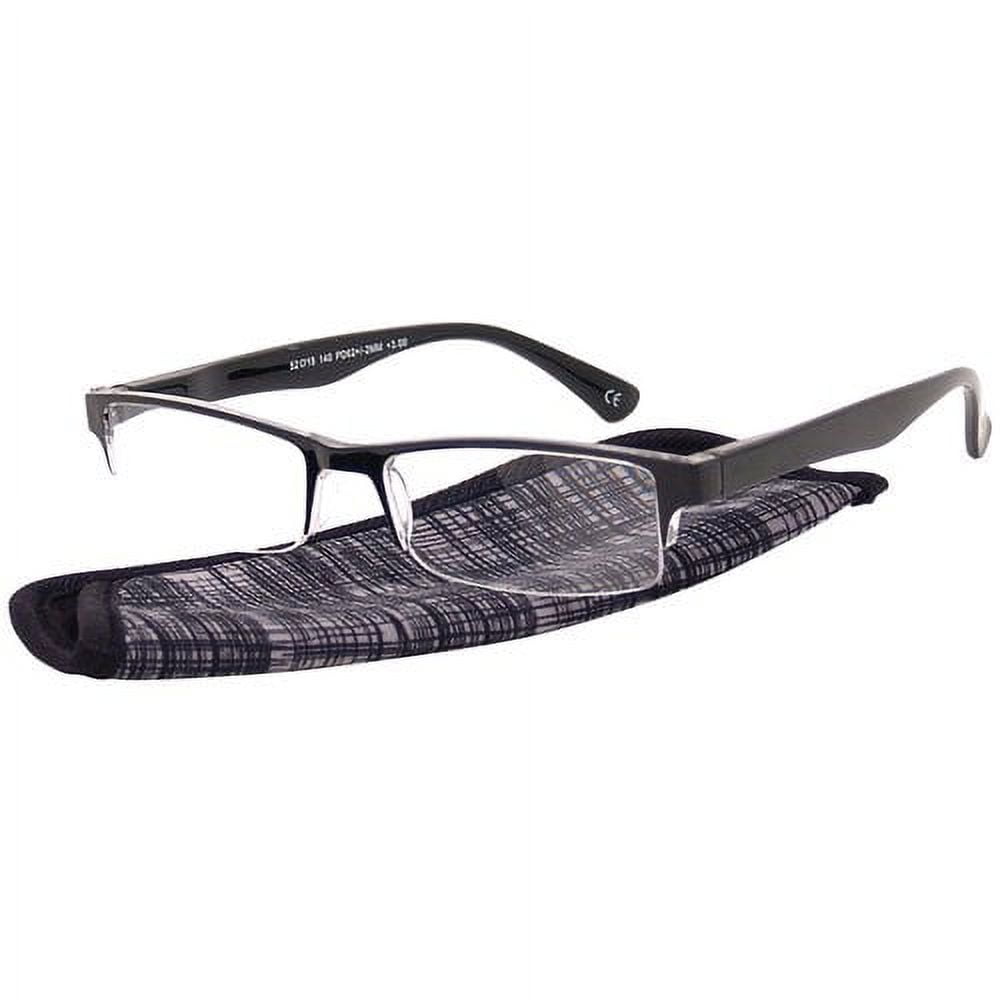 Foster Grant Women's Plastic Reading Glasses, Perry Charcoal