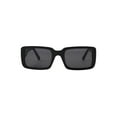 Foster Grant Women's Rectangle Adult Sunglasses Black