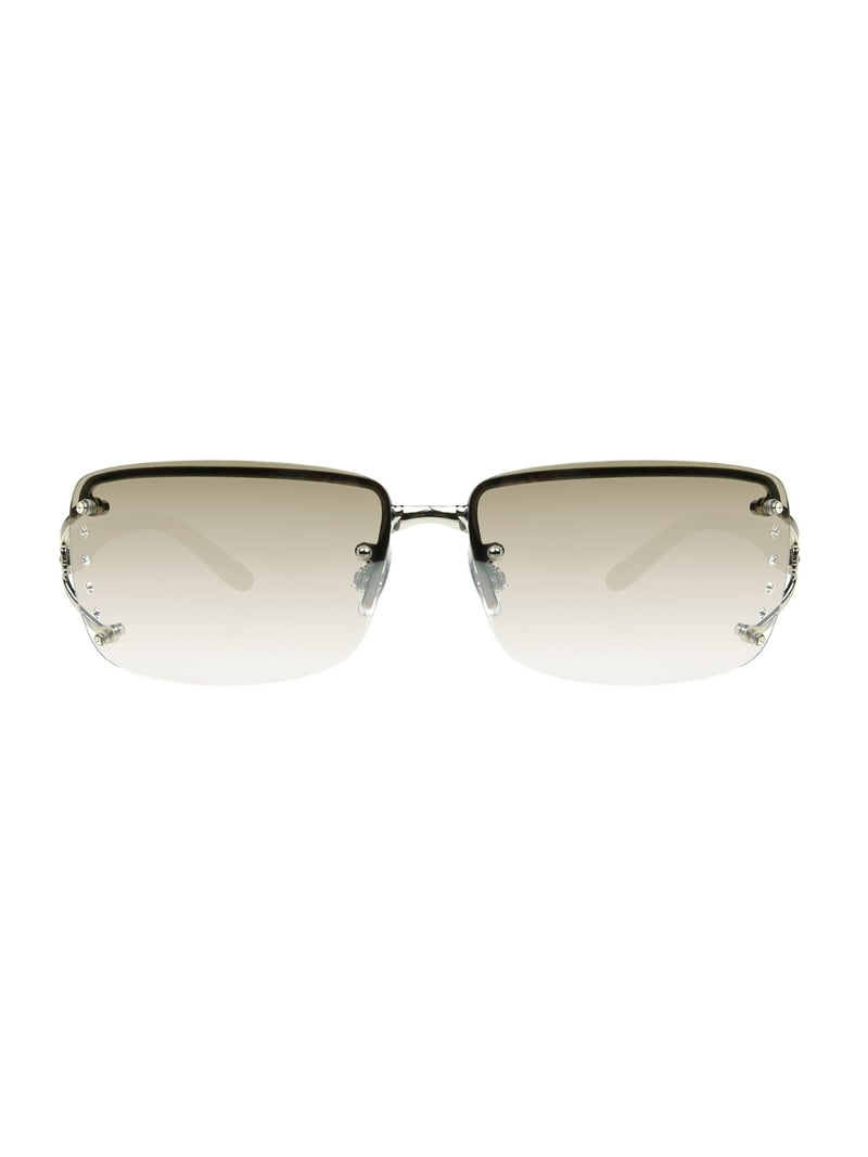 Silver Women\'s Fashion Sunglasses Amazon.com: LJTJTAV Fashion Sunglasses Women Silver Oval  main image 4