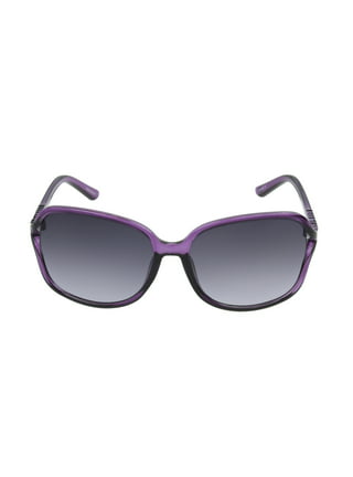 Big Square Sunglasses Oversized Man Woman Purple Frame Mirror