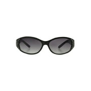 Foster Grant Women's Wrap Fashion Sunglasses Black