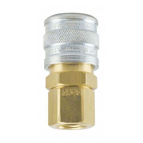 Foster Manual Industrial Socket,1/4"FPT,Brs/Stl 3003