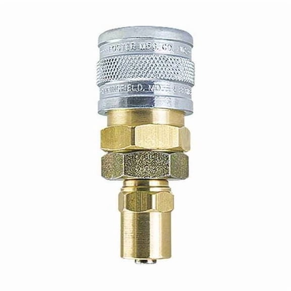 Foster Reuse Hose Clamp, 1/4x1/2", Brass/Steel SB3-3