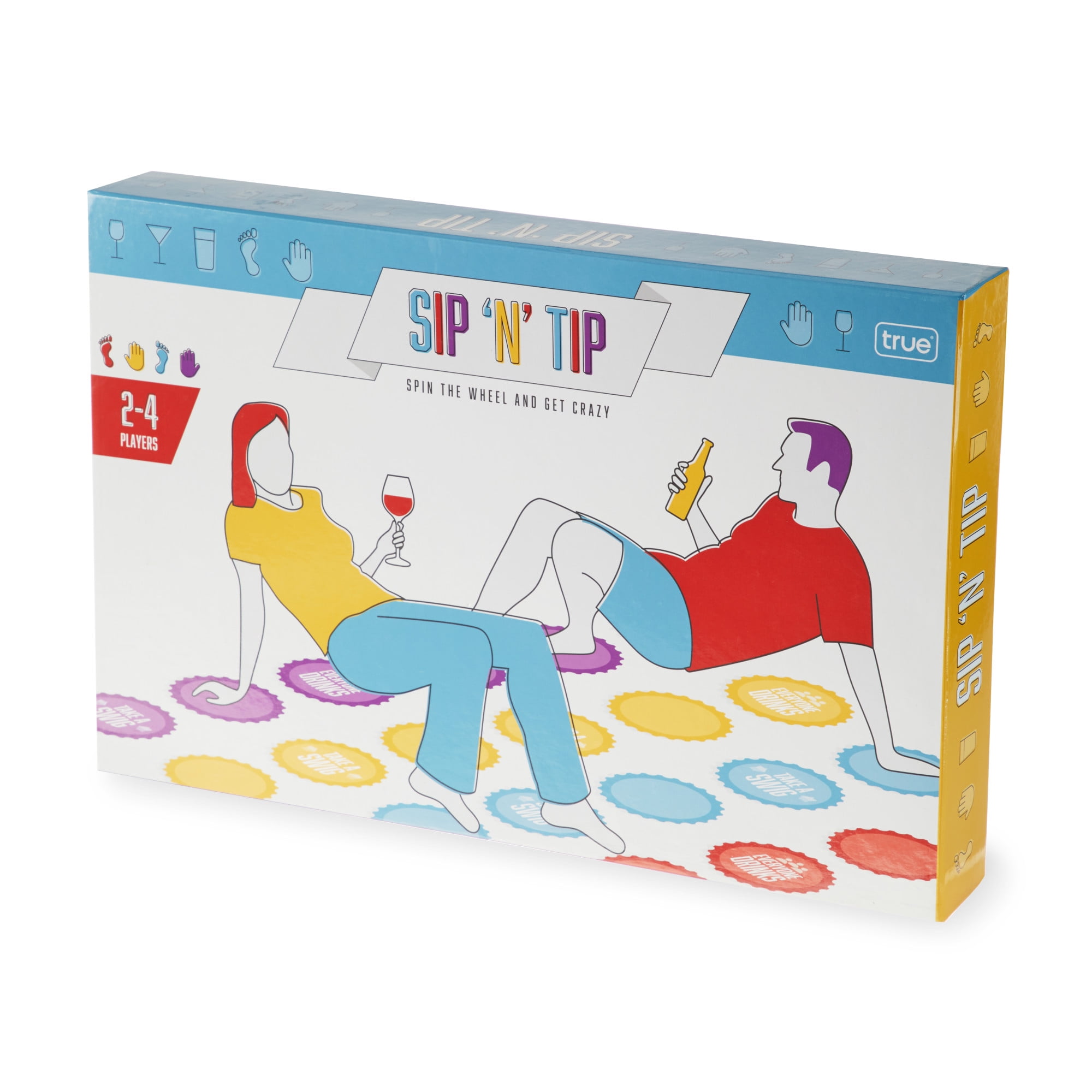 Foster & Rye Sip N Tip Party Game, Board Game for 2 to 4 Players