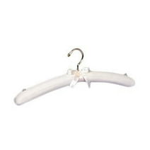 Foster-Stephens 17″ Padded Muslin Gown Hanger | Cotton Batting | Set of 2 Hangers