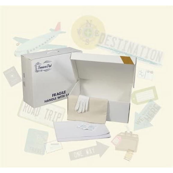 Foster-Stephens Acid-Free Wedding Dress Gown Storage & Travel Box | Storage for Traveling with Garments