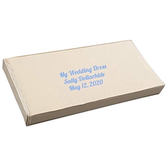 Foster-Stephens Long Museum Style Preservation Kit with Lavender Sachet | Acid-Free Archival Storage Preservation Box for Wedding Dresses | Family Heirloom Preservation Box | Deep Depth