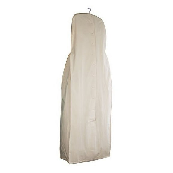 Foster-Stephens, Muslin Acid-Free Cotton Wedding Gown Garment Bag | 70" Long Wedding Dress Storage and Preservation | Closet Storage for Dresses