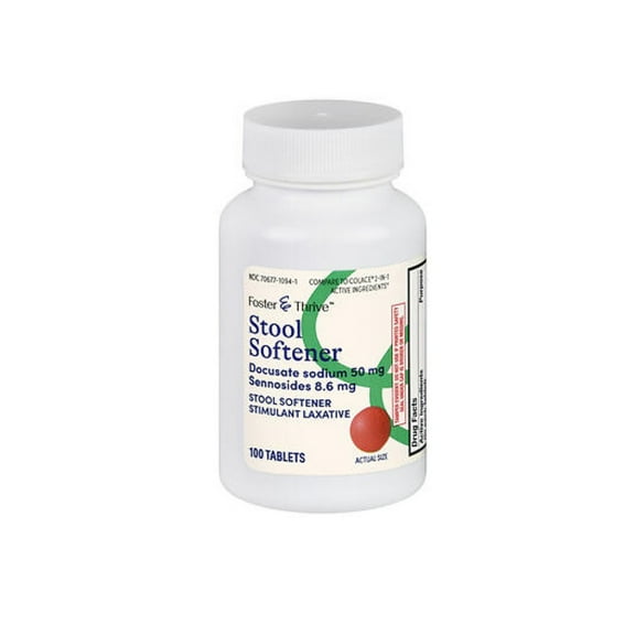 Foster & Thrive 50 mg Stool Softener - 100 ct