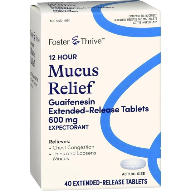 Foster & Thrive Chest Congestion Mucus Extended Release, 600 mg